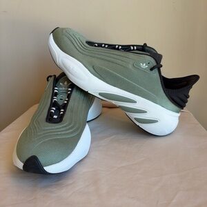 New adidas Adifom Sltn Lace Up Mens Size 12 Silver Green Sneakers Shoes H06416